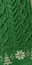 Cong Aran Merinomütze mit Bommel - Grün – Grün colour swatch