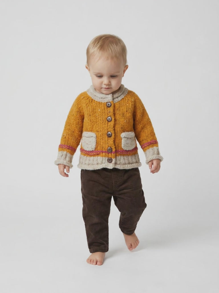 Cardigan à col roulé pour bébé Réalta - Starlight