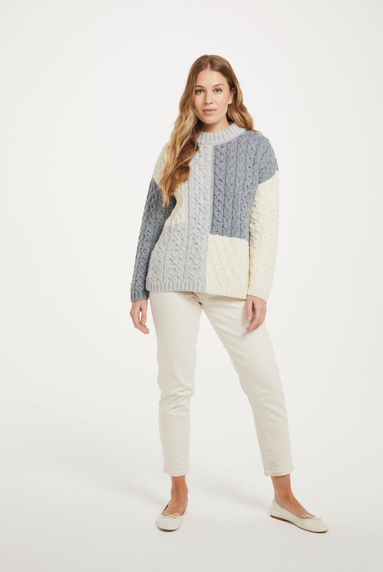 Cobh Aran Sweater - Dawn