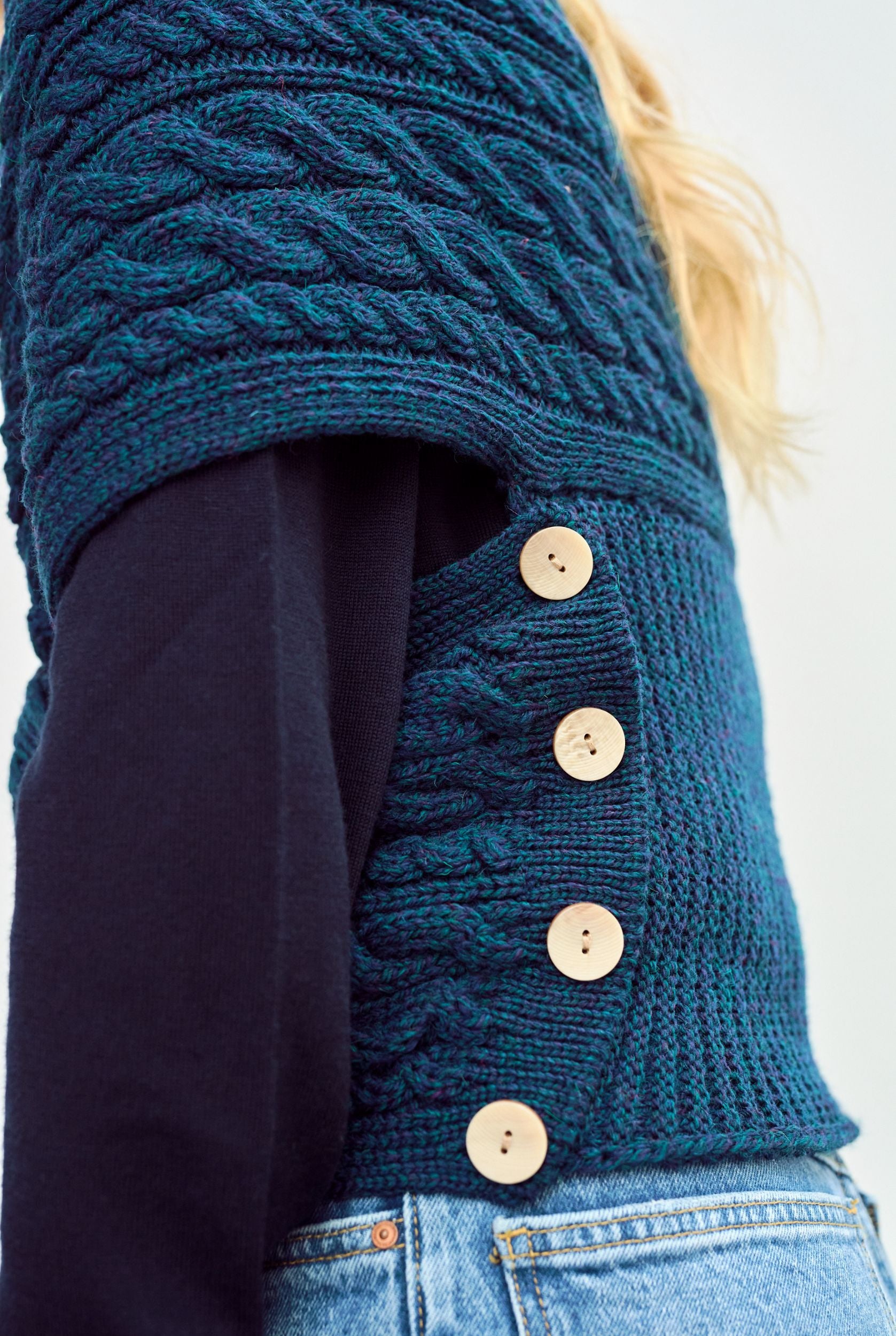 Aran Woollen Mills Trui Louise -Toast Oat | Aran Woollen Mills Aran Woollen Mills Trui Louise -Toast Oat | Aran Woollen Mills